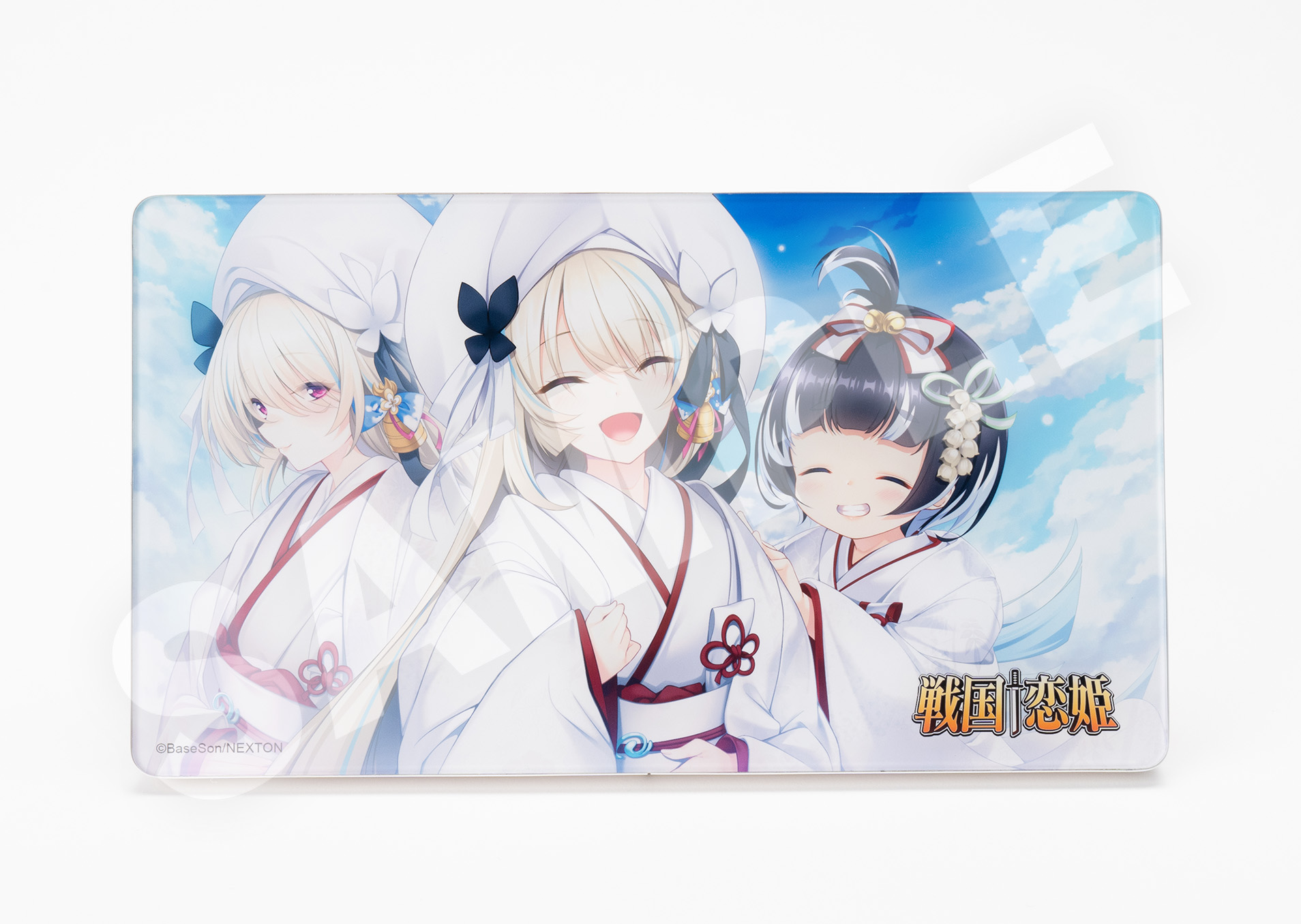 戦国†恋姫 アクリルフォトパネル 白無垢集合（寿水＆龍巳＆鳳蝶＆喜重