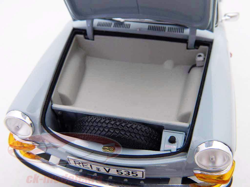 Minichamps 1:18 VW 1600 TL Bj. 1970 light blue 100051020 model car