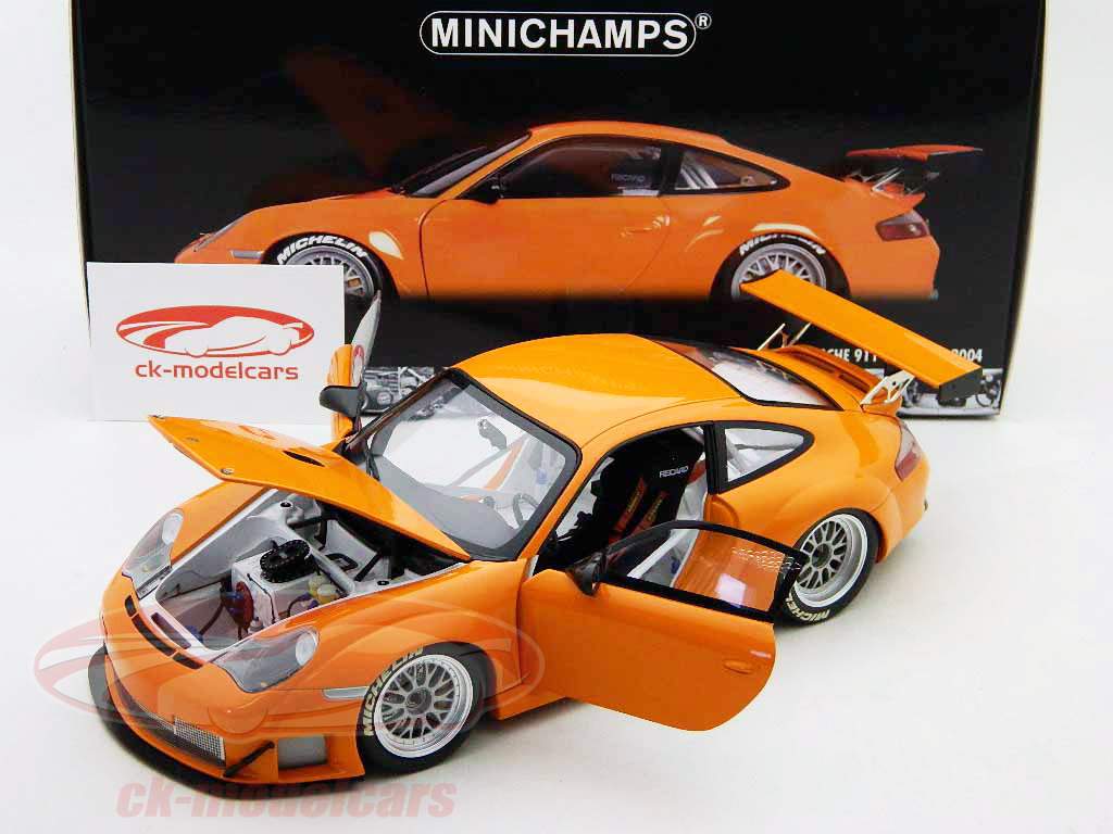 Minichamps 1:18 Porsche 911 (996) GT3 RSR ALMS 2004 orange