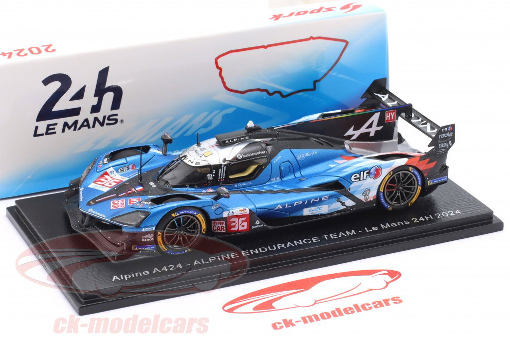 Spark 1:43 Alpine A424 #36 24h LeMans 2024 Lapierre, Schumacher