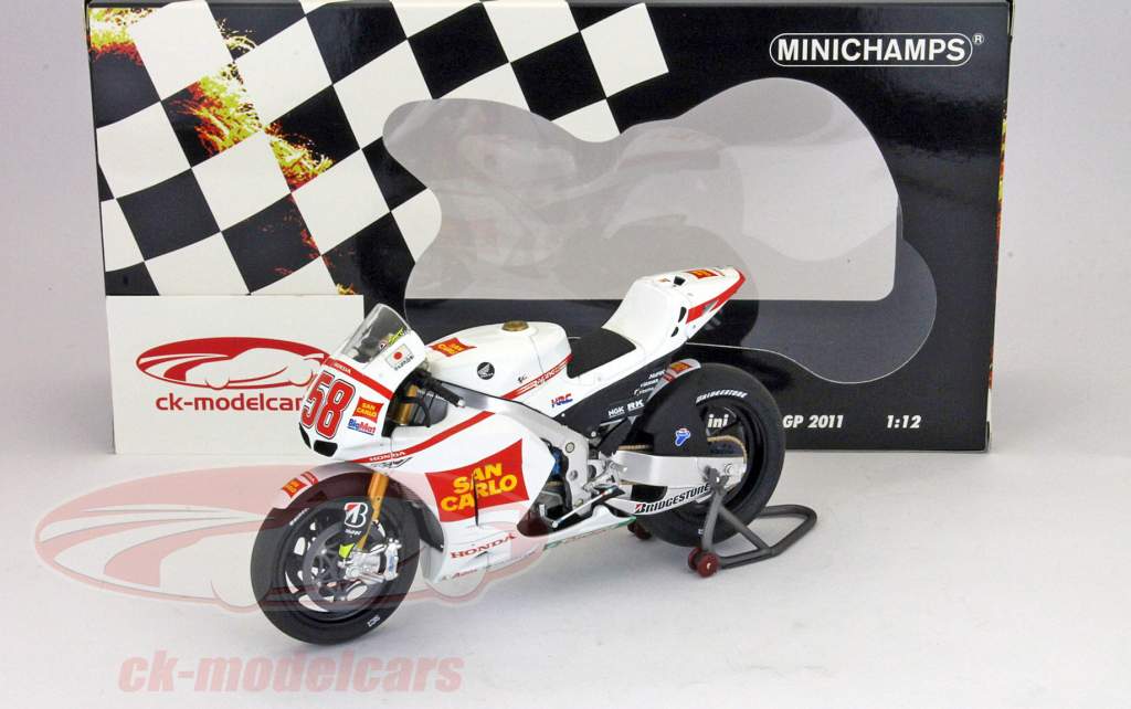 Minichamps 1:12 マルコ·シモンチェリMotoGPのホンダRC 212V 2011