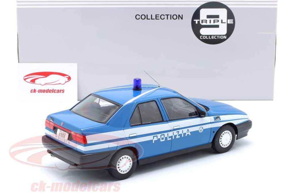 Triple9 1:18 Alfa Romeo 155 Police year 1996 blue / white T9