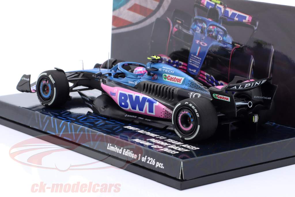 Minichamps 1:43 Pierre Gasly Alpine A523 #10 8th Miami GP Formula