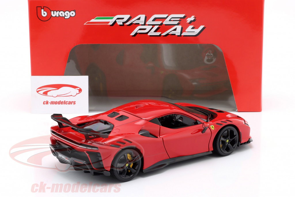 Bburago 1:18 Ferrari SF90 XX Stradale 建設年 2024 赤 18-16020
