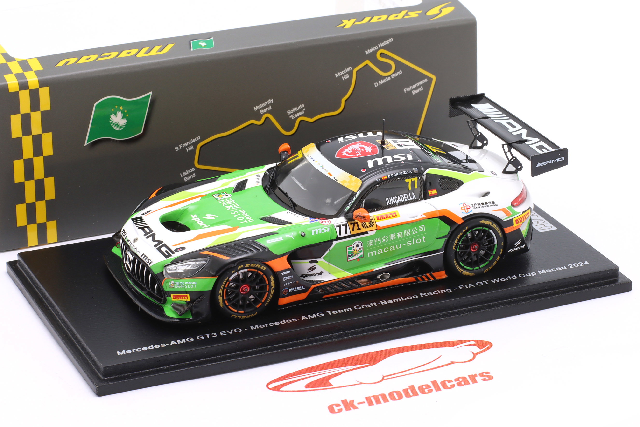 スパーク 1/43 CBR Evisu Mercedes AMG GT3 FIA EVISU KIZZU X