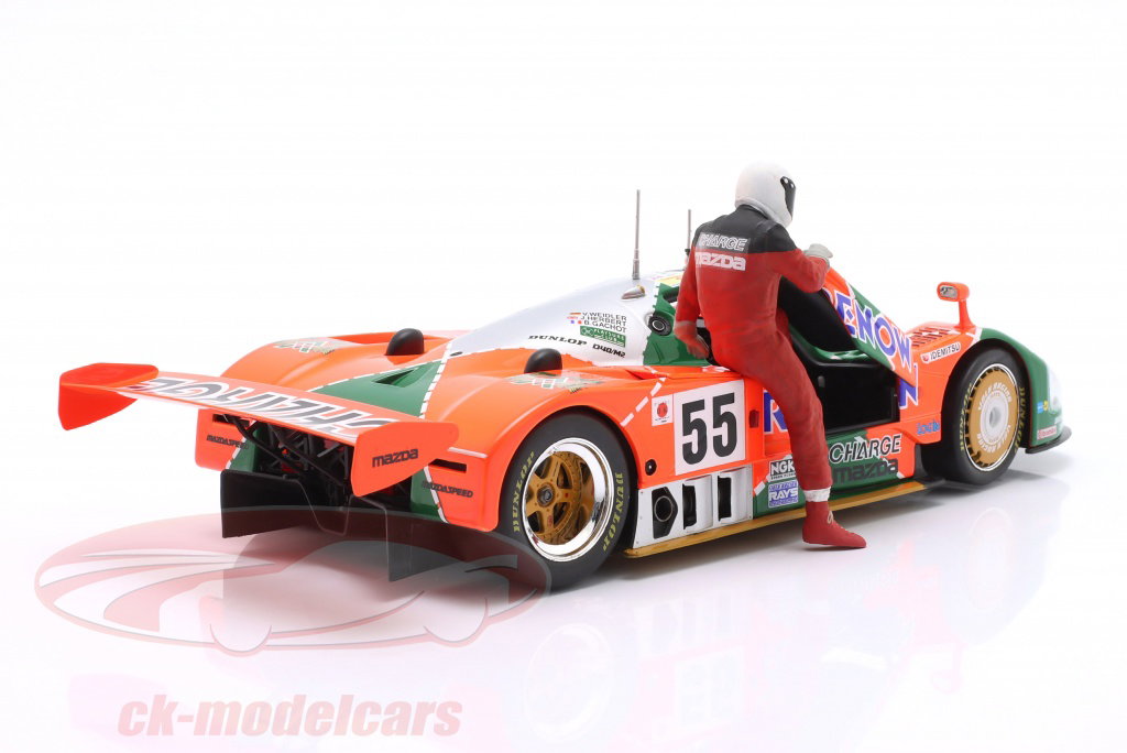 WERK83 1:18 Set: Mazda 787B #55 Winner 24h LeMans 1991 with Driver
