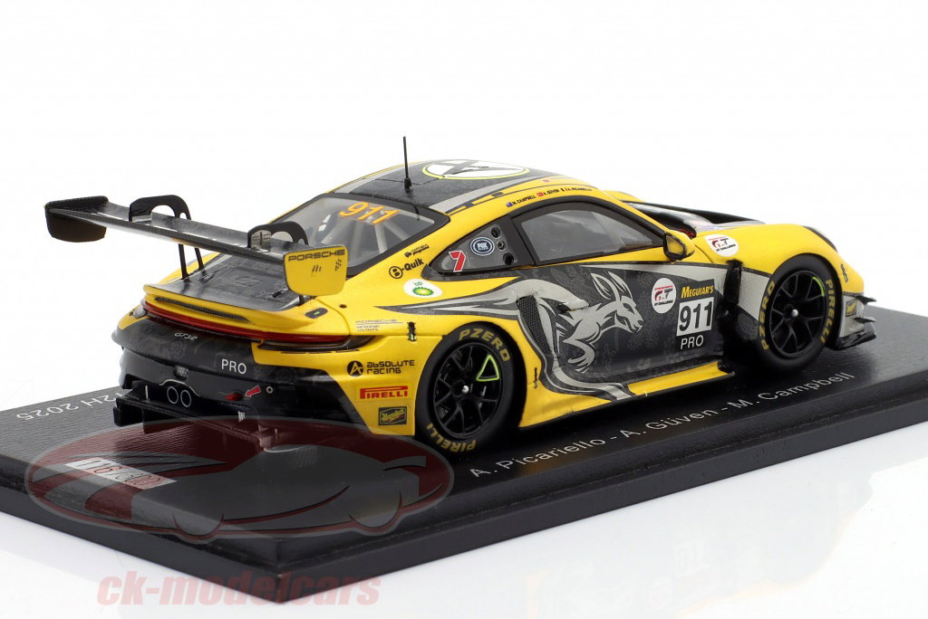 Spark 1:43 Porsche 911 GT3 R #911 6番目 12h Bathurst 2025 Absolute