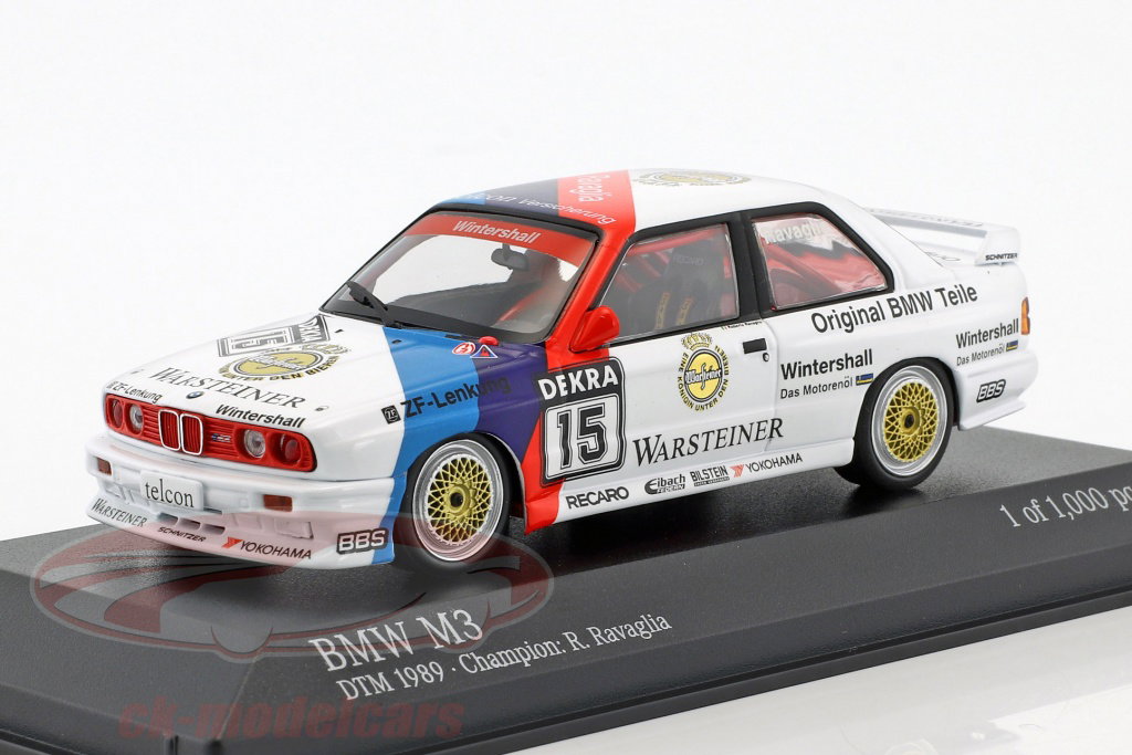 Minichamps 1:43 BMW M3 (E30) #15 DTM Campione 1989 Roberto