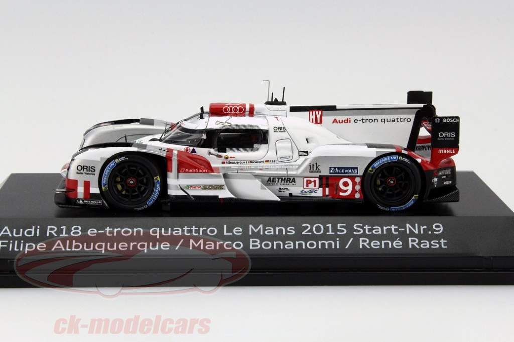 Audi R18 e-tron quattro – Le Mans 2015 jetzt im Maßstab 1:43