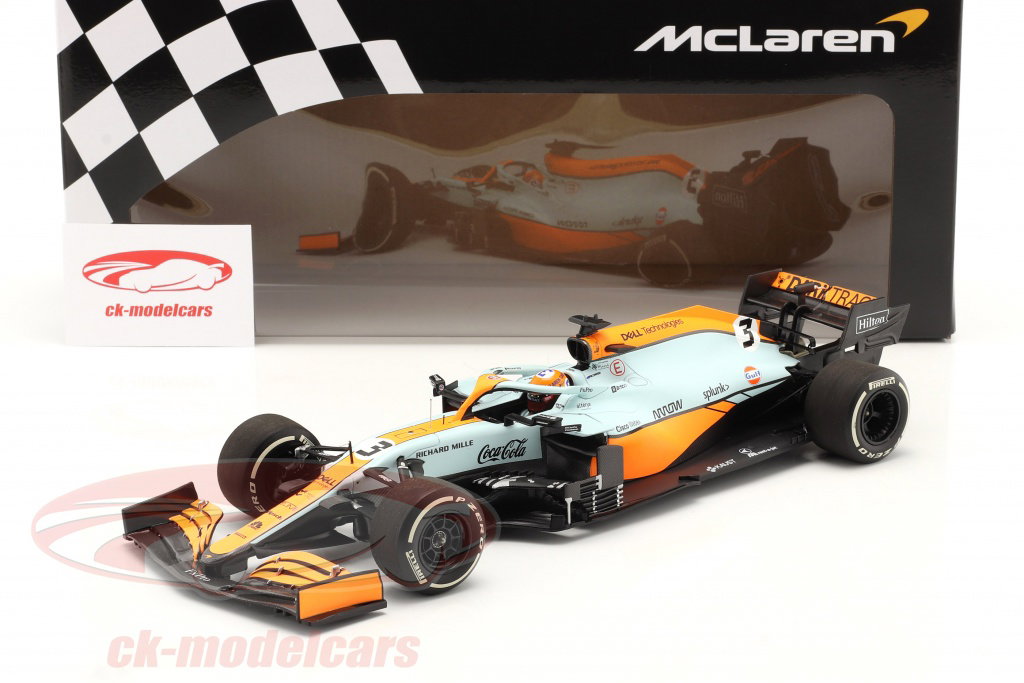 Minichamps 1:18 Daniel Ricciardo McLaren MCL35M #3 Monaco GP