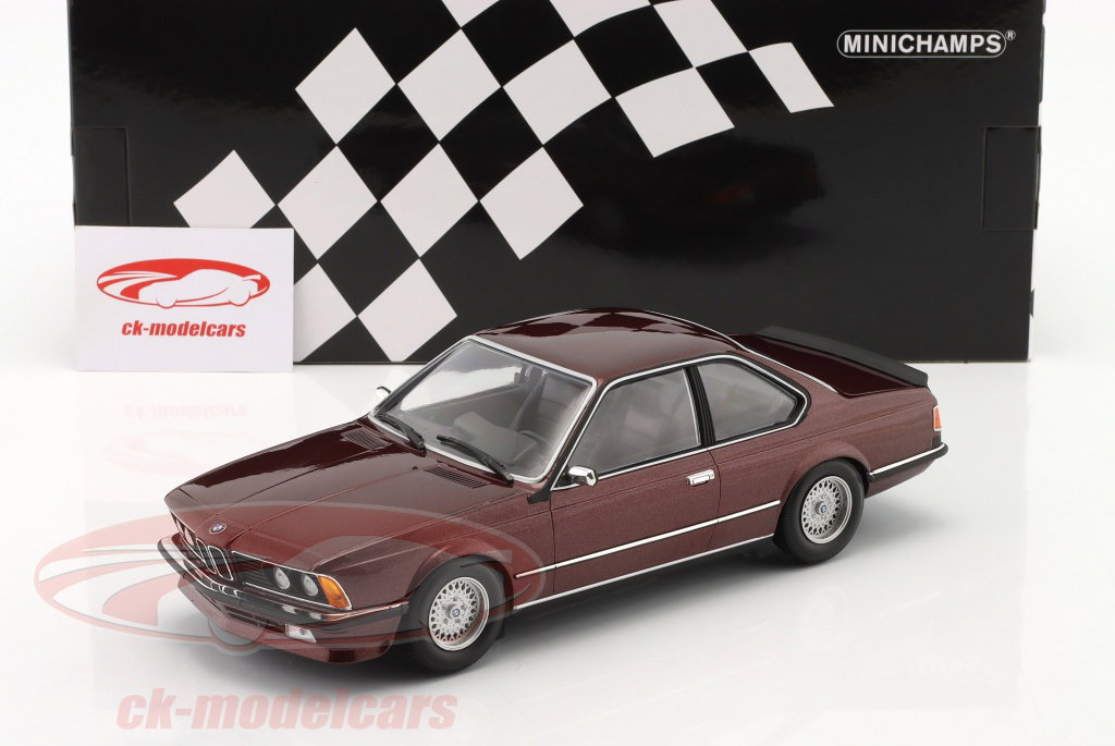 Minichamps 1:18 BMW 635 CSi year 1982 dark red metallic 155028105