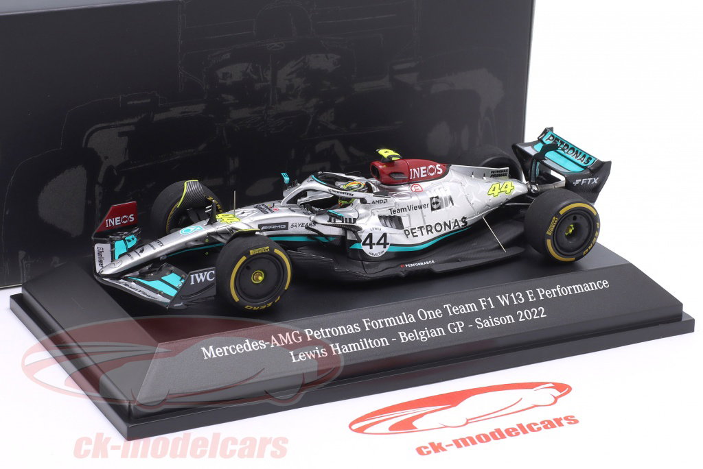 Spark 1:43 Lewis Hamilton Mercedes-AMG F1 W13 #44 ベルギーの GP