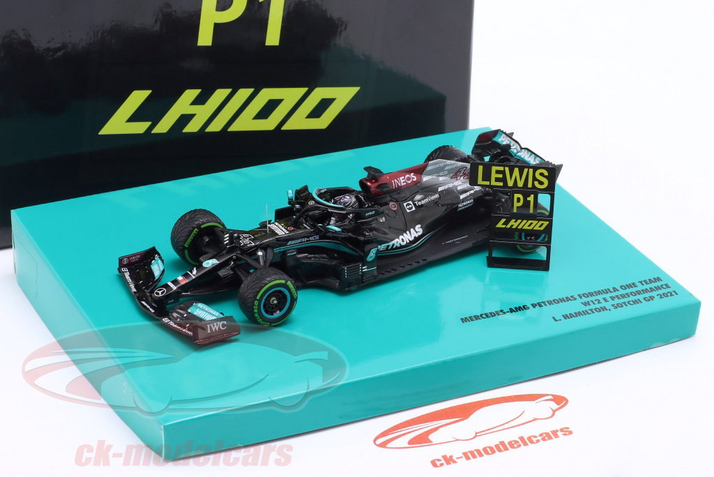 Minichamps 1:43 L. Hamilton Mercedes-AMG F1 W12 #44 100位