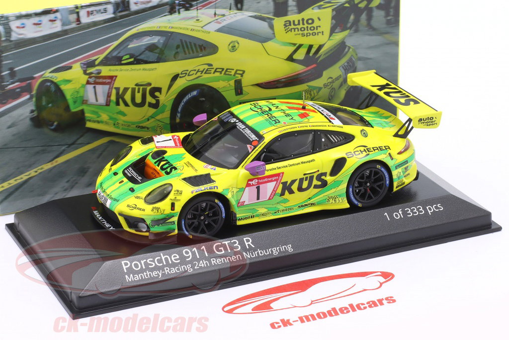 Minichamps 1:43 Porsche 911 GT3 R #1 24h Nürburgring 2022 Manthey