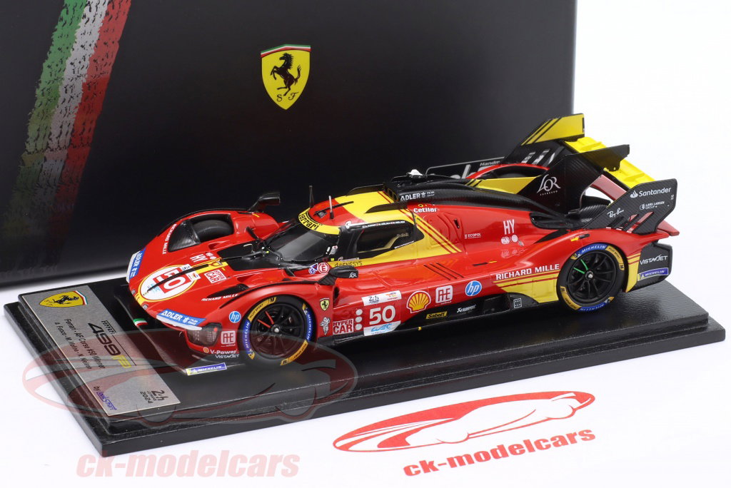 LookSmart 1:43 Ferrari 499P #50 勝者 24h LeMans 2024 Fuoco, Molina