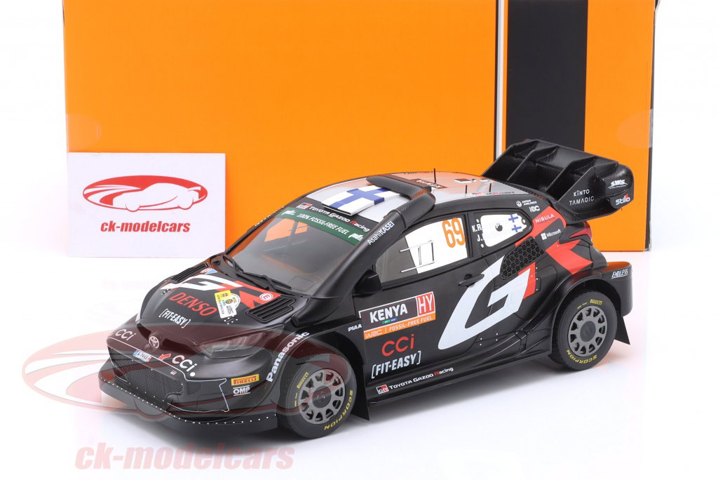 Ixo 1:18 Toyota GR Yaris Rally1 Hybrid #69 winnaar Safari Rallye