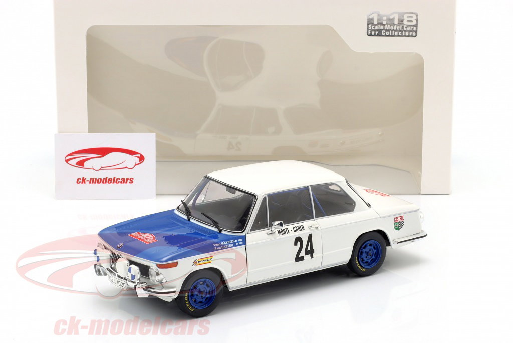 Solido 1:18 BMW 2002 Ti Rallye Monte Carlo 1969 Mäkinen, Easter