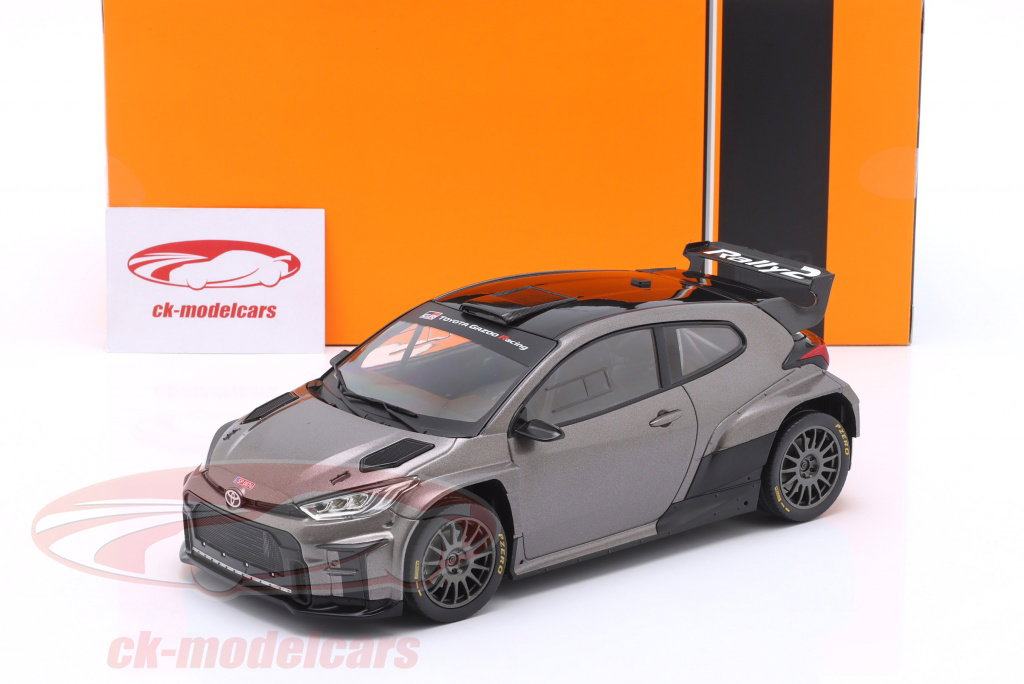 Ixo 1:18 Toyota GR Yaris Rally2 2024 gray 18CMC210.22 model car