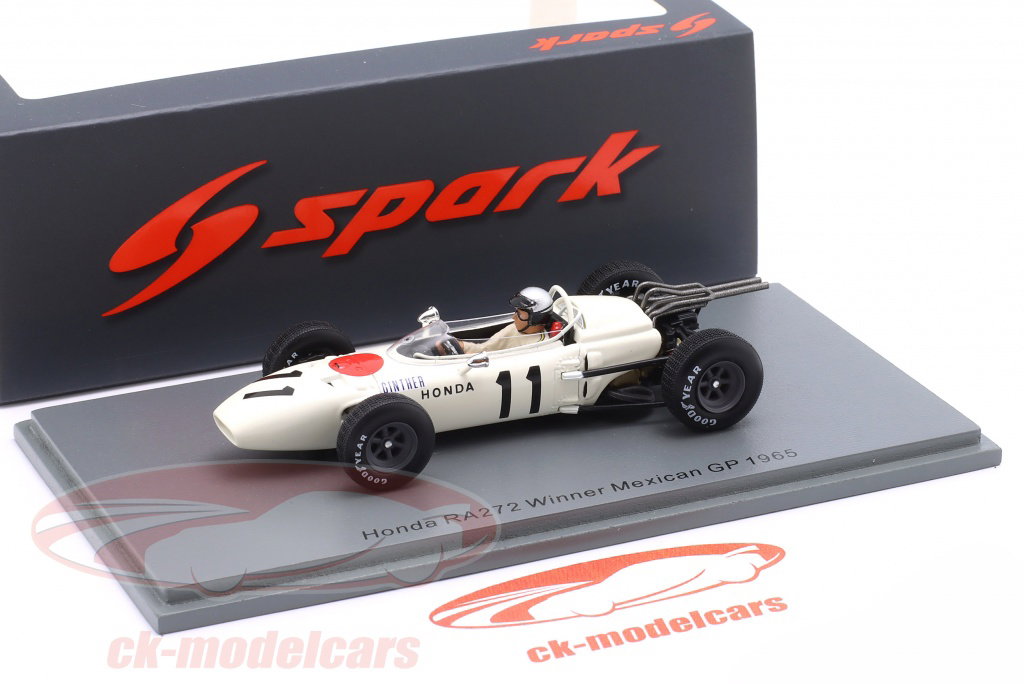 Spark 1:43 Richie Ginther Honda RA272 #11 勝者 メキシコ GP 式 1