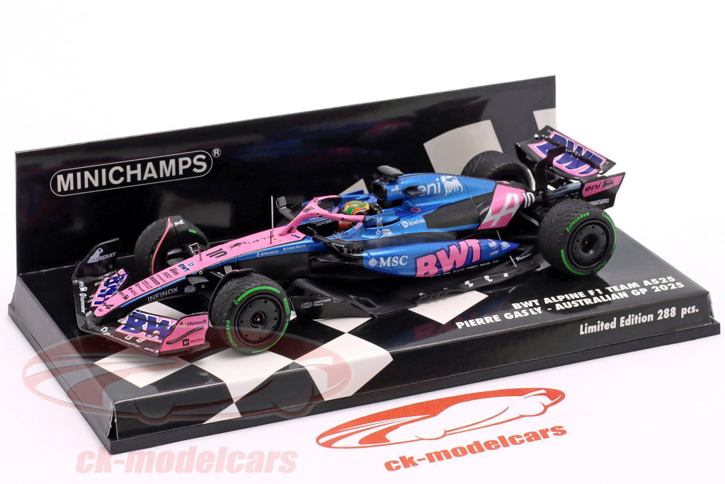 Minichamps 1:43 Pierre Gasly Alpine A525 #10 Australian GP Formula