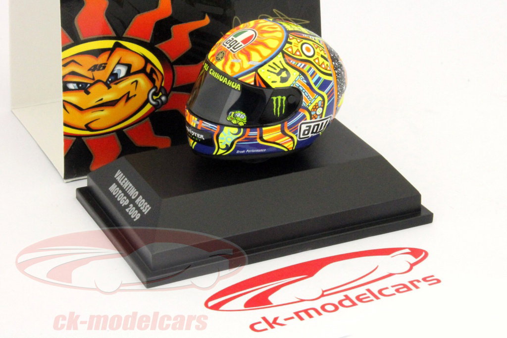 Minichamps 1:8 バレンティーノ·ロッシMotoGPの2009 AGVヘルメット分