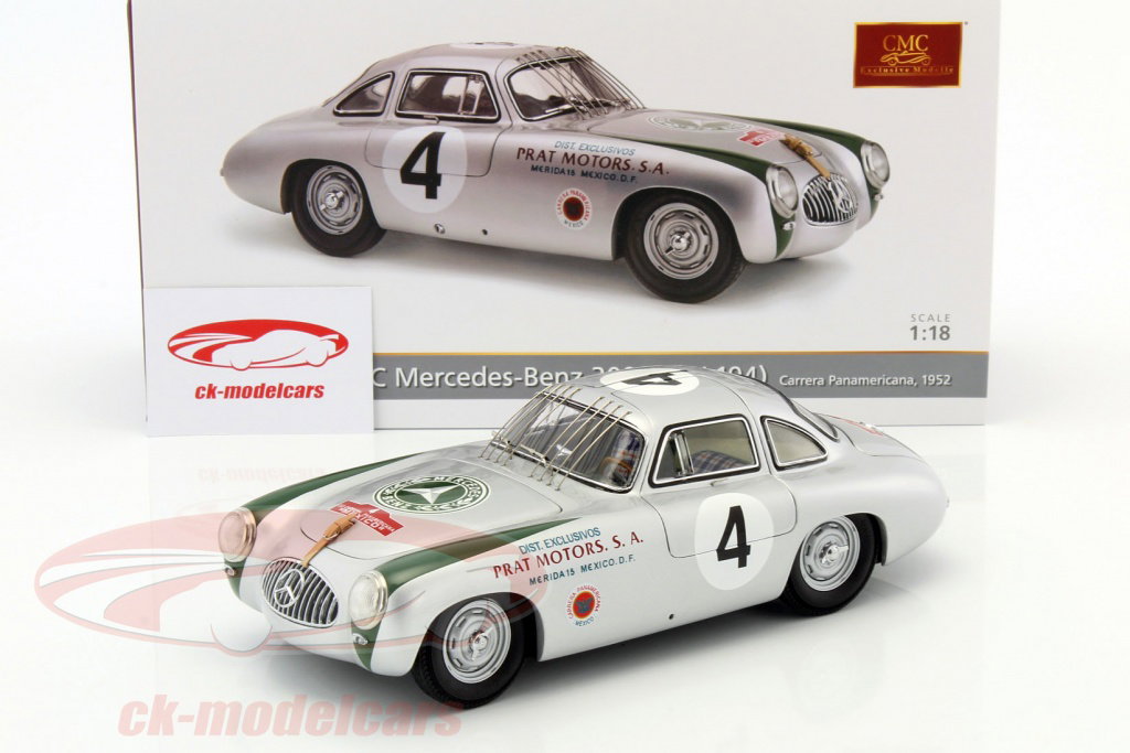CMC 1:18 Mercedes-Benz 300 SL (W194) #4 Winner Carrera