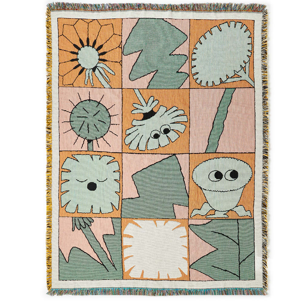 Slowdown Studio Weeds Throw Slowdown Studio