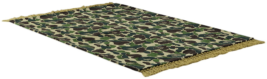 BAPE Khaki ABC Camo Rug A Bathing Ape