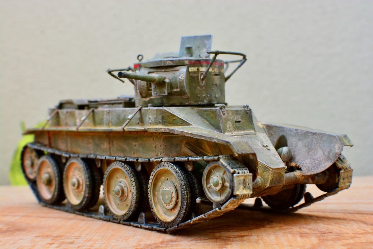 戦車塗装] イタレリのBT-5を明るめにウェザリングする（1/3） | Learn