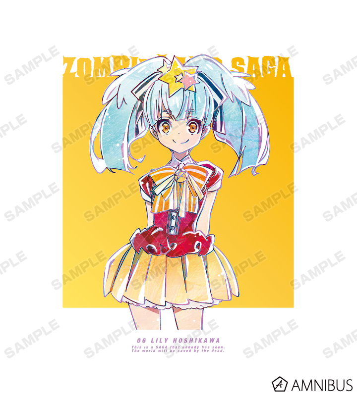 ゾンビランドサガ - 星川 リリィ Ani-Art Tシャツ/レディース