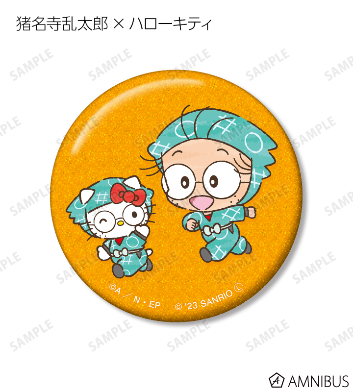 忍たま乱太郎×サンリオキャラクターズ - トレーディンググリッター缶
