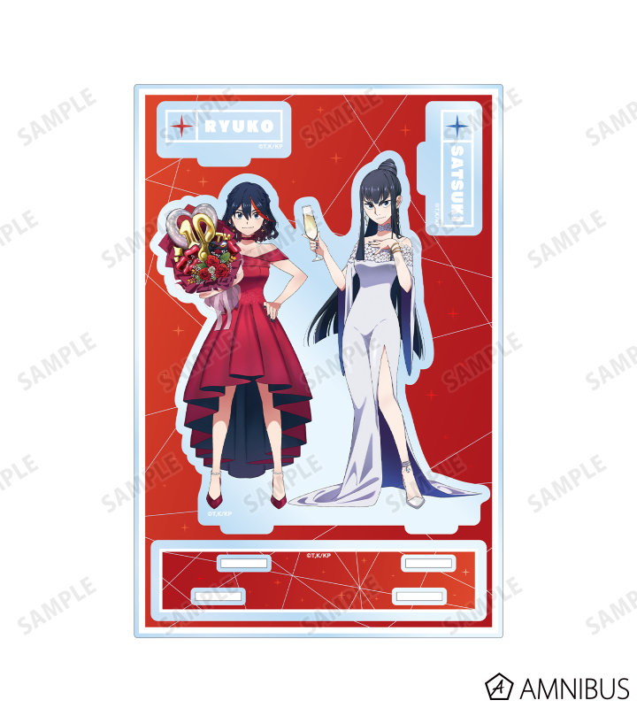キルラキル - 描き下ろし 纏 流子&鬼龍院 皐月 10周年 ドレスアップver