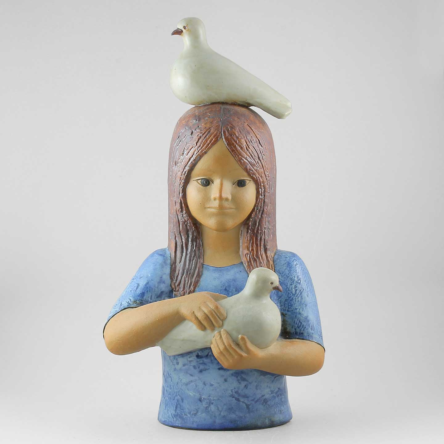 美品】Lisa Larson リサラーソン タイの少女 大型 ヴィンテージ 美品