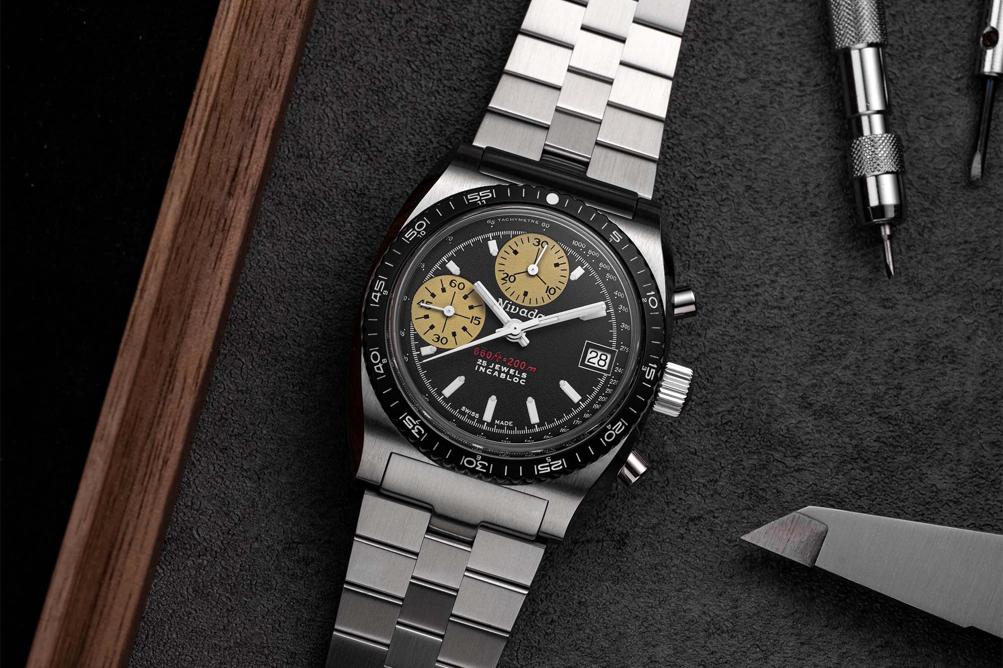 Nivada Grenchen Chronosport – Windup Watch Shop