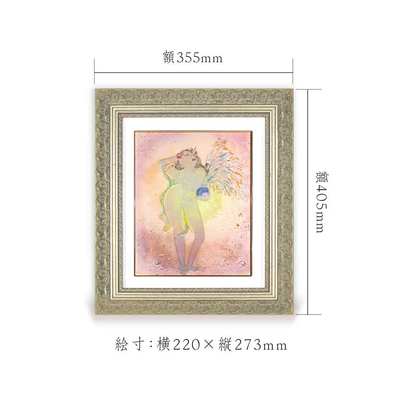 還暦記念作品】陶彩画 「豊穣の女神」 – 草場一壽工房 Museum Shop
