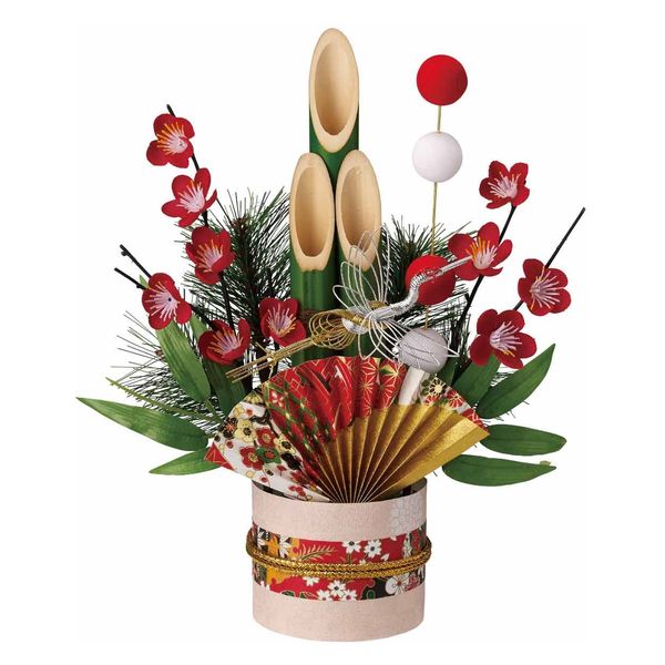 ストア・エキスプレス 門松松竹梅アレンジ 30cm 1個 8784-7152 38-177