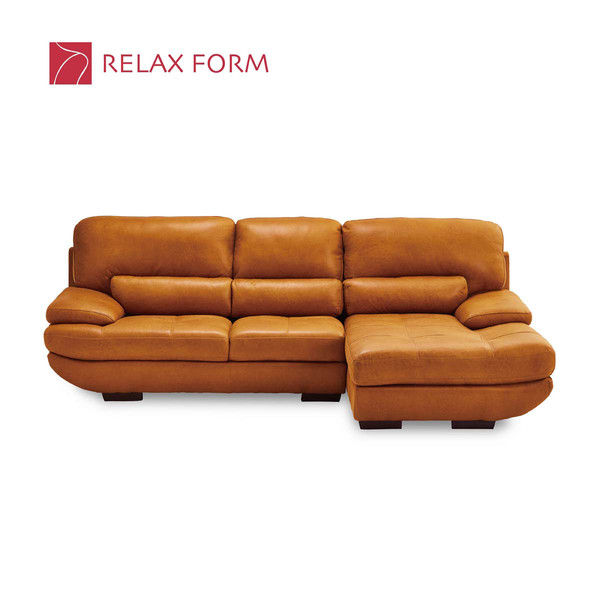 組立設置込】RELAX FORM トレビソ スモールカウチ（左）キャメル 1