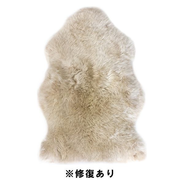 クラフトワークス ムートンフリース 修復あり ムートンラグ