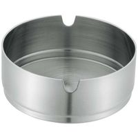 三宝産業 UK ステンレス スタック灰皿 レスト付 8cm 63-7209-68 1個