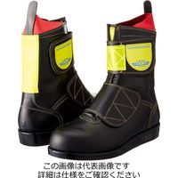 ノサックス HSK舗装工事用安全靴 マジック式 高輝度反射材付(黄) 23cm