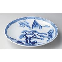 アースモス 有田焼 有田焼大皿 山水11号皿 (1個入)（直送品） - アスクル