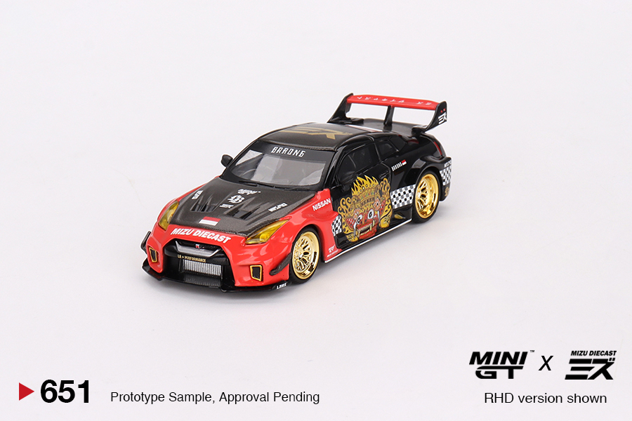 Nissan 35GT-RR Ver.1 LB-Silhouette Works BARONG 1:64 Mini GT - 20
