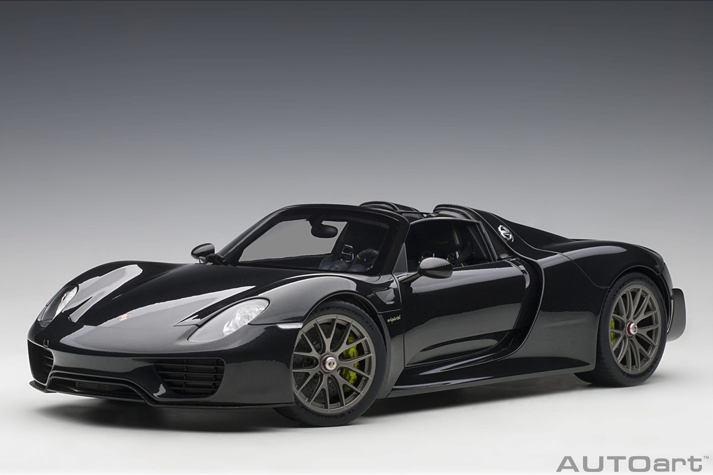 Porsche 918 Spyder 1:12 Autoart Preto - 20 anos! Loja on-line de