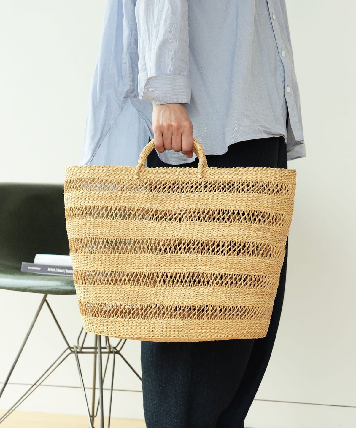 Fine様 オーダーかごバッグ バスケット完成品 Fine様 オーダーかご