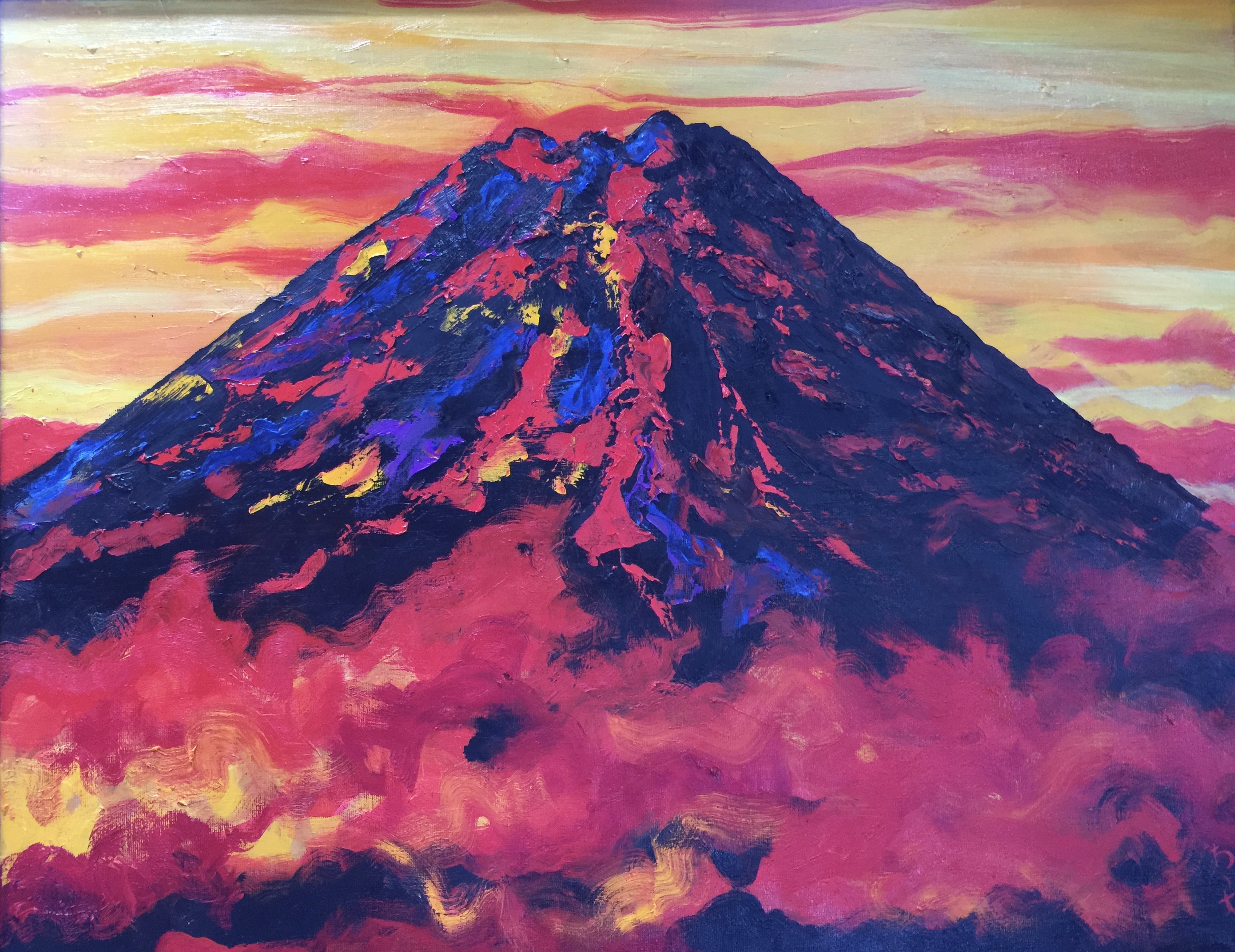赤富士　山本集　絵画　富士山　大型 赤富士 山本集 絵画 富士山 大型 - メルカリ