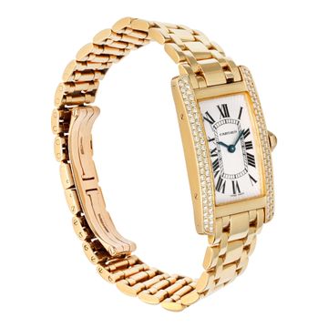 Used Cartier Tank Americaine 2482 18k 27.5mm W527840 | Gray & Sons