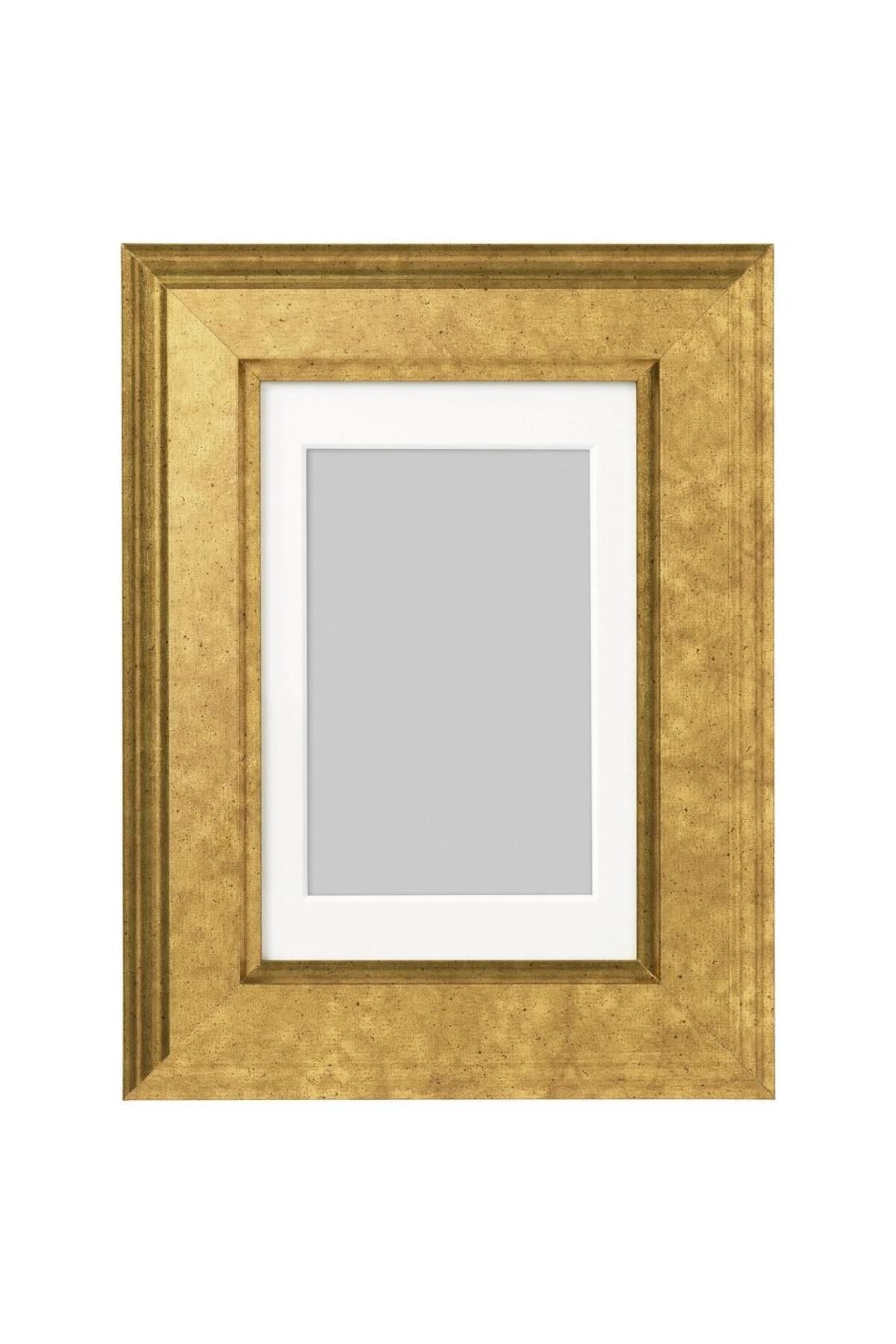 IKEA Vırserum Çerçeve - Resim Çerçevesi - Altın Rengi - 10x15 Cm