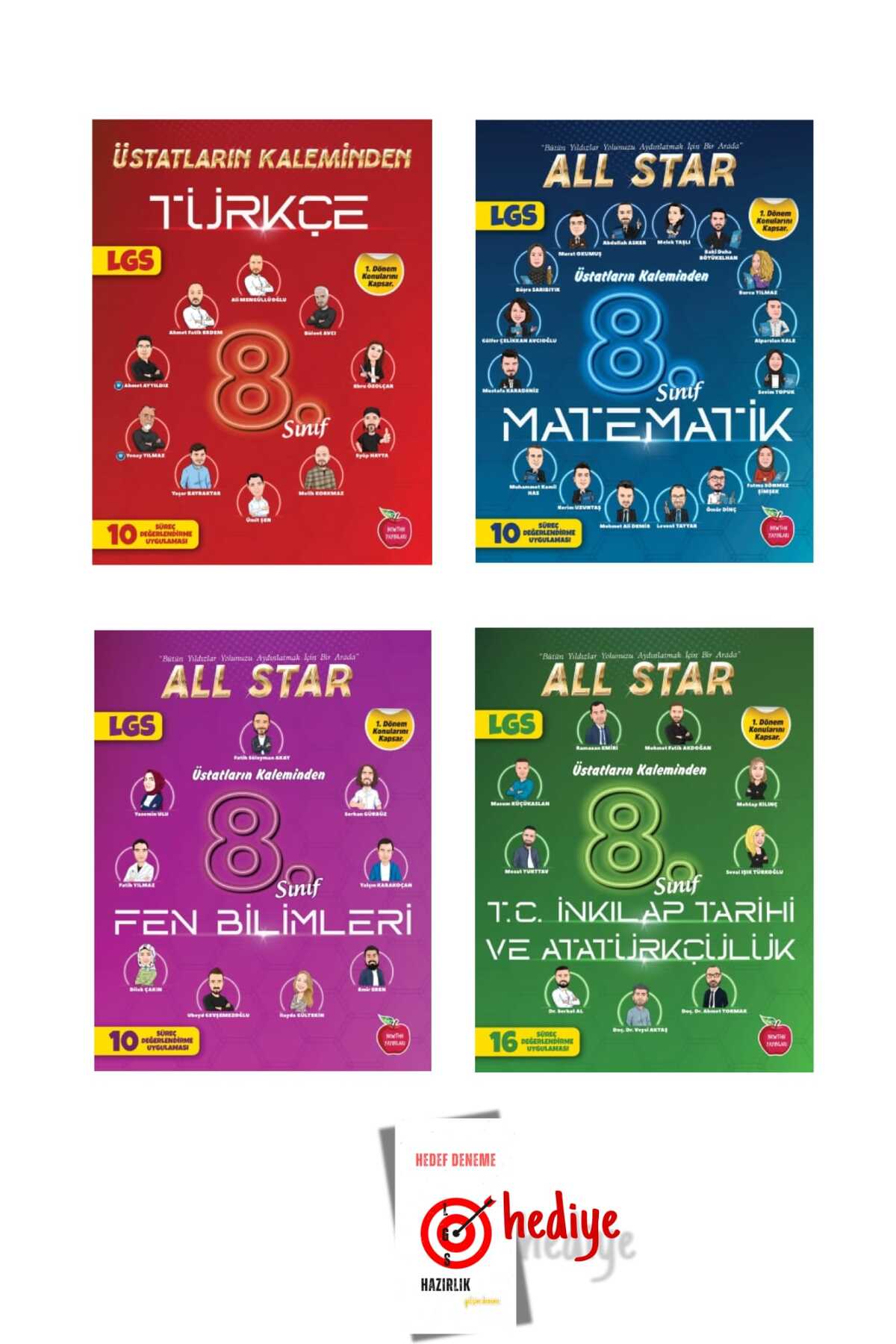 Newton Yayınları Newton 8.Sınıf All Star 1.dönem Türkçe Matematik