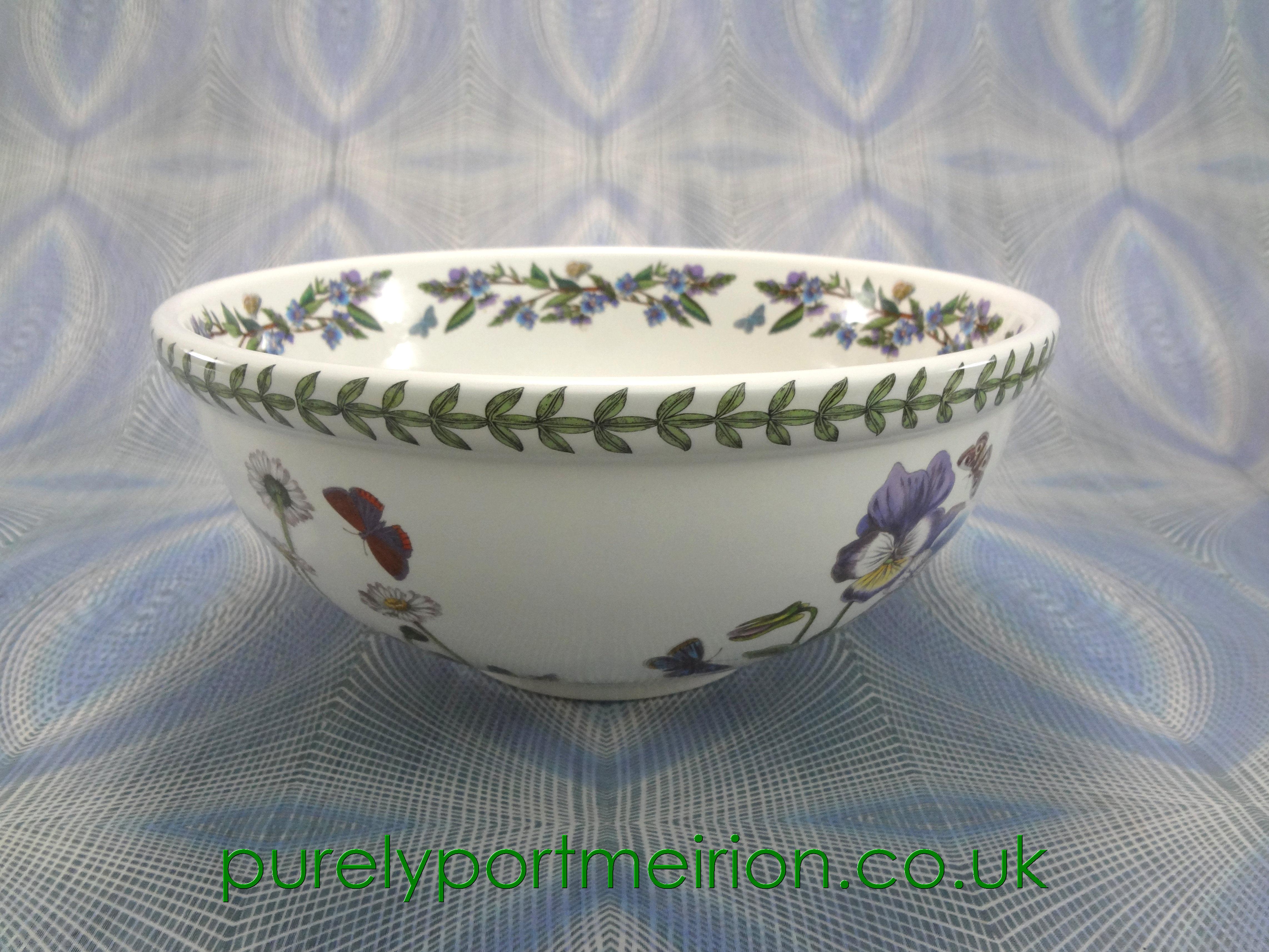 Portmeirion Pottery Botanic Garden 11 Inch Salad Bowl, Lily And