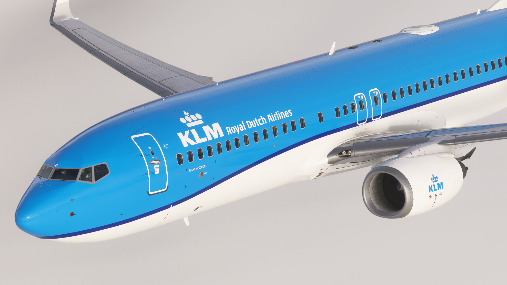 KLM B737-800（PACMIN製） KLM Orange (New) - Boeing 737-800